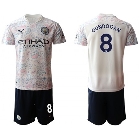 Fotbalový Dres Manchester City İlkay Gündoğan 8 Dětské Alternativní 2020/21